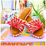 Custom Made to Order Hand Beaded Sandals - 9 STYLES!