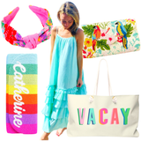 Hand Beaded Matte Rainbow or Lips Bag with Optional Shoulder Chain