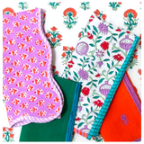 Ambroeus Towels, Placemats, Scalloped Dinner Napkins & Tablecloth