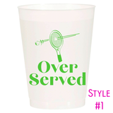 (26 Styles) Set of 10 16oz Frosted Reusable Cups + Design Your Own Bulk Option