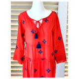 Aspiga Organic Cotton Embroidered Willow Dress