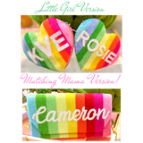 Hand Beaded Name Bags in 2 Styles with Optional Chain