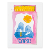 Destination Watercolor Matchbook Art in Floating Acrylic Frame - 44 DESTINATIONS!