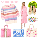 Handmade Beaded Hearts Canvas Bag