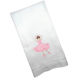 Metallic Gold Embroidered Easter & Ginger Jar Huck Guest Towels