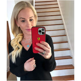 Handmade 14K Gold Diamond & Turquoise Jennifer Necklace
