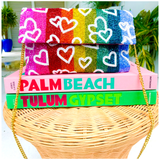 Hand Beaded Metallic Rainbow Veuve Bag with Optional Shoulder Chain