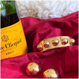 Turquoise, Aquamarine & 18K Gold Plated Jewelry