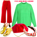 Handmade Silk Velvet Pink & Red Dolly Bag & π Brooke Bag, Handmade in Turkey