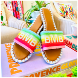 Custom Made to Order Hand Beaded Sandals - 9 STYLES!