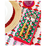 Eugenie Tablecloths, Placemats & Scalloped Dinner Napkins