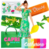 Hand Beaded Matte Rainbow or Lips Bag with Optional Shoulder Chain