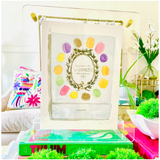 Destination Watercolor Matchbook Art in Floating Acrylic Frame - 44 DESTINATIONS!