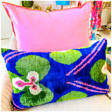 Handmade Silk Velvet 16”x24” Large Lumbar Pillows