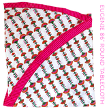 Eugenie Tablecloths, Placemats & Scalloped Dinner Napkins