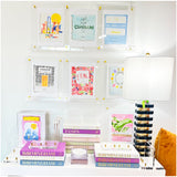 Destination Watercolor Matchbook Art in Floating Acrylic Frame - 44 DESTINATIONS!