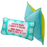 22” Reversible Cotton Parker Pillows with Feather Down Insert