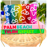 Hand Beaded Metallic Rainbow Veuve Bag with Optional Shoulder Chain