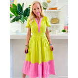 Smocked Waist Sarasota Dress w/Pockets
