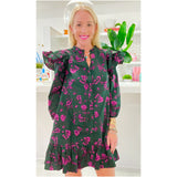 Ruffle Sleeve Cotton Sammy Dress with Pockets