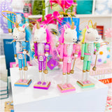 6” Happy Unicorn Nutcracker Ornaments