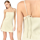 Bow Back Ivory Trixie Dress