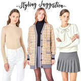 Metallic Boucle Tweed Asha Jacket (or Dress!)