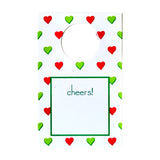 Holiday Wine Tags & Matching Note Card Sets