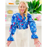 Cotton Ruffle Russo Top