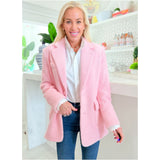 Pink Subtly Fuzzy Phipps Jacket