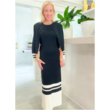 Black & Ivory Knit Lucianna Dress & Cardigan Jacket (sold separately)