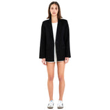 Black Soft TERRY Blake Blazer