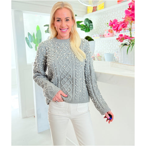 Wool Blend Miss Pearl Sweater