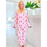 COOLING Champagne Santa Pajama Pant Set