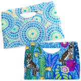 Hand Beaded Jungle & Turquoise Seafoam Bags