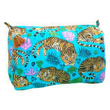 (7 colors) Quilted Block Print Large Cosmetic Bags