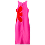 Pink & Red Flower Power Dress