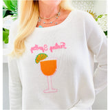 Hand Knitted “Feeling Spritzy” Sweater