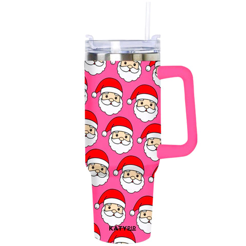 Holiday Insulated Tumblers w/ Straw