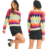 Soft Knit Harlequin Sweater