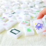 Hand Painted Charleston or SC Themed Mahjong Tiles + Acrylic Display Case (sold separately)