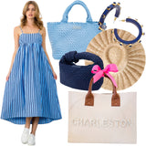 (17 Styles) Handwoven Neoprene Small & Large Tote w/ Clutch & Strap + Knotted Small Tote