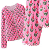 Pink Red & Green Holly Jacket
