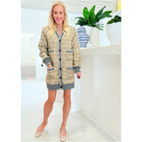 Metallic Boucle Tweed Asha Jacket (or Dress!)