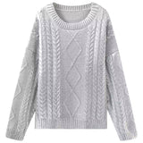 Metallic Silver Lame Sterling Sweater