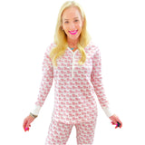 Pink Elephants Organic Cotton Pajama Pant Set