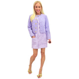 Lilac Knit Finn Skirt & Cardigan Jacket (sold separately)