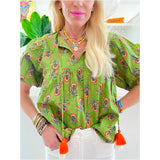 Green Cotton Negril Top