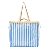 Blue Cabana Stripe Packable Tote & XL Pouch (sold separately)