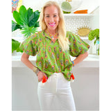 Green Cotton Negril Top